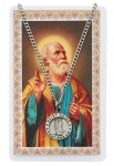 24'' St. Peter Holy Card & Pendant